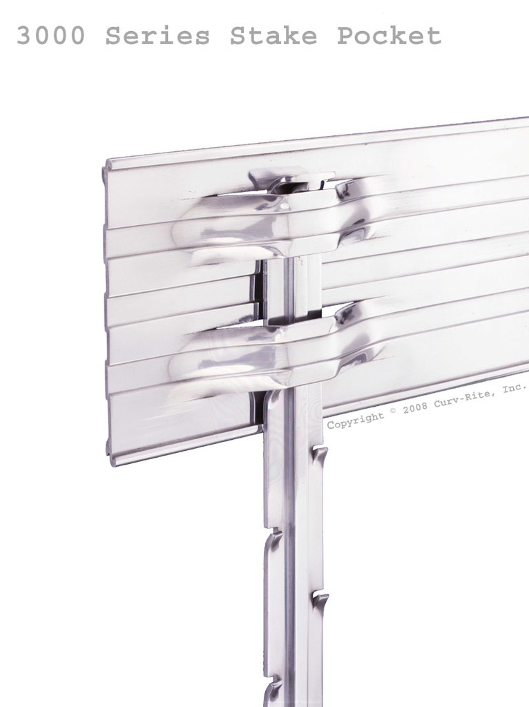 Curv-Rite - Aluminum Edging Stake Pocket