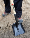 Square Point Shovel w/ Hallow Back Blade