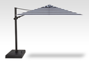 Treasure Garden 10ft Square AG25T Umbrella, Black Mast