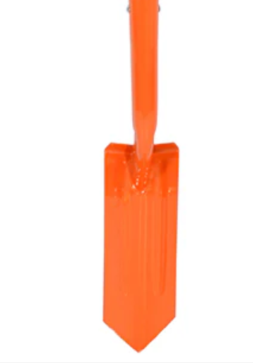 Trenching Shovel - 4in (w/ wood handle)