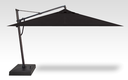 Treasure Garden 11.5ft Square Umbrella, Black Mast