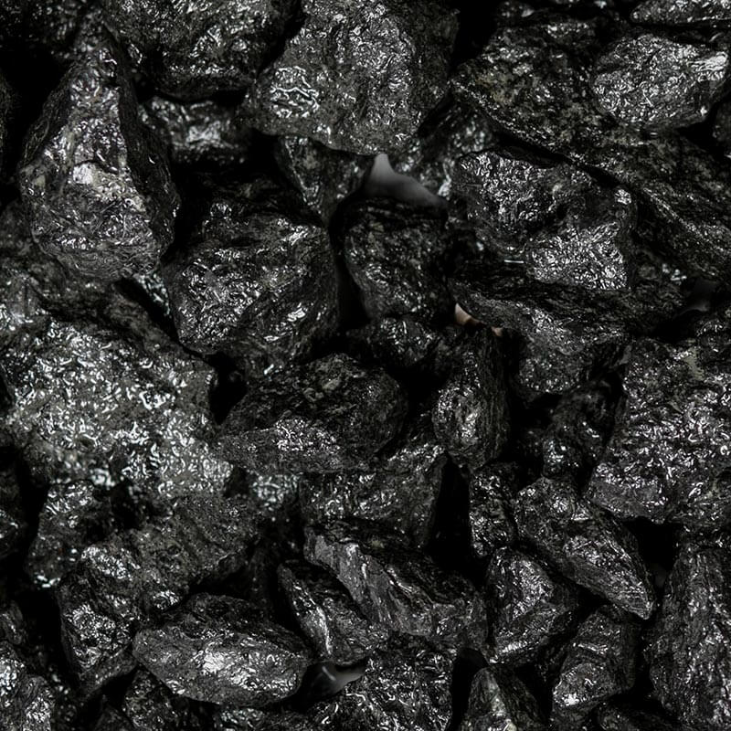 Ebony Black Granite 9/16  -  1-1/4in - Bulk