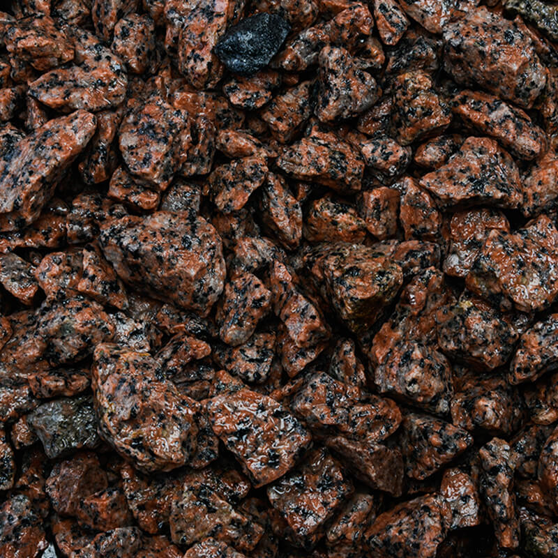 Red Granite 5/8 - 1 1/4in - Bulk