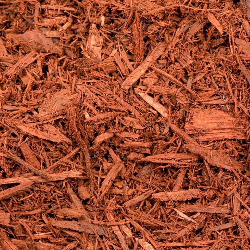 Dyed Red Mulch - Bulk