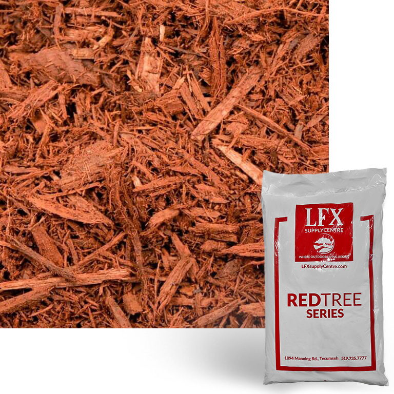 Dyed Red Mulch - Bag