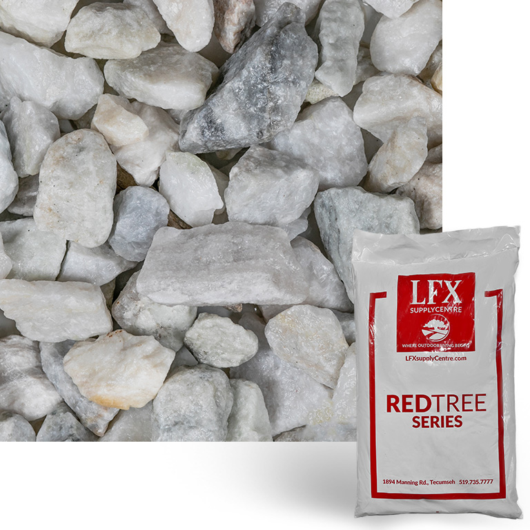 White Marble 1 - 1 1/2in - Bag
