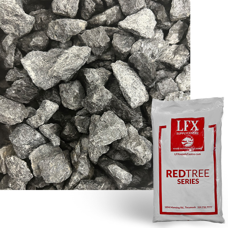 Ebony Black Granite   9/16  - 1 1/4in - Bag