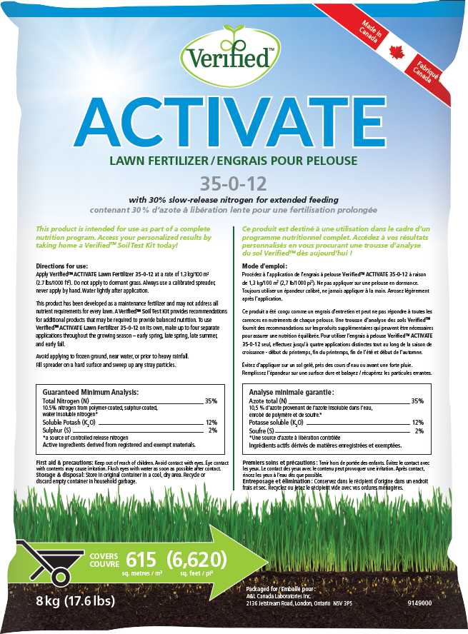 Activate Fertilizer Bag 8kg