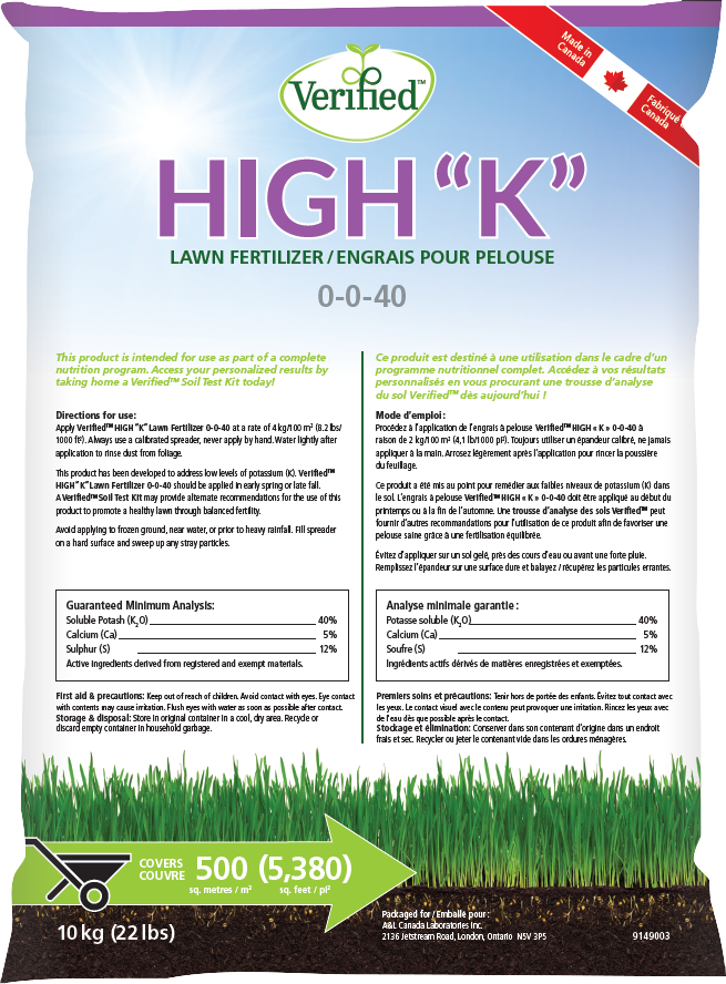 High K Fertilizer Bag 10kg