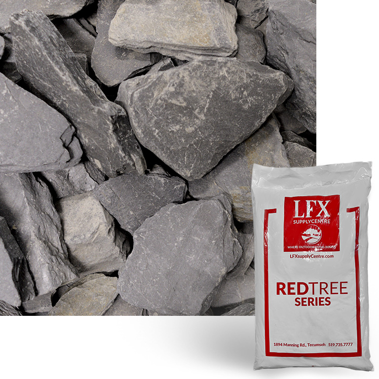 Black Grey Slatescape 1 - 3in - Bag