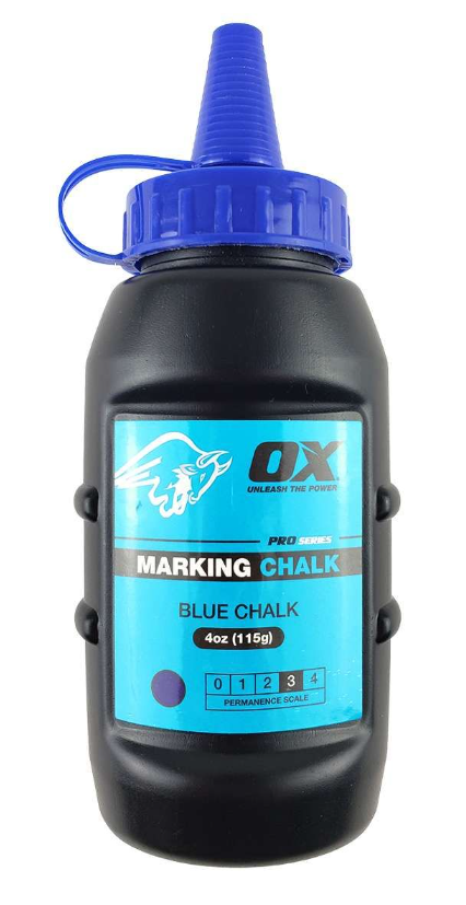 OX Pro Blue Chalk Refill - 226g / 8oz