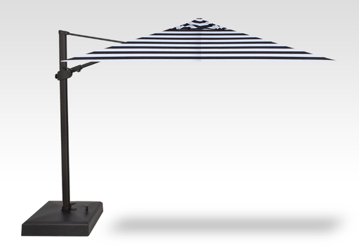 Treasure Garden 10ft Square AG25T Umbrella, Black Mast