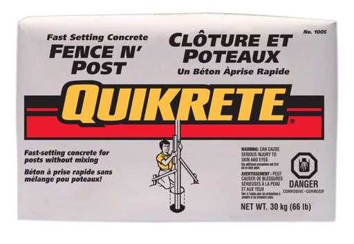 [110530] Quikrete - 30kg Fence and Post Mix