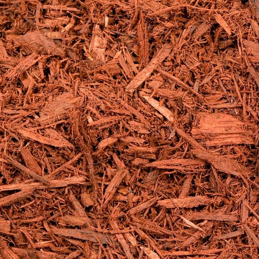 Dyed Red Mulch - Bulk