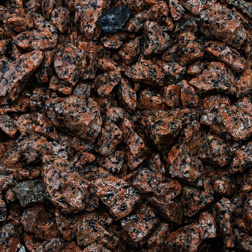 Red Granite 5/8 - 1 1/4in - Bulk