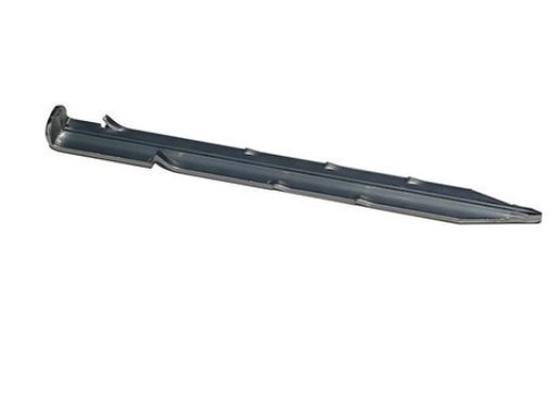 [2STKDBK] Aluminum Edging Black 12in Stakes, individual
