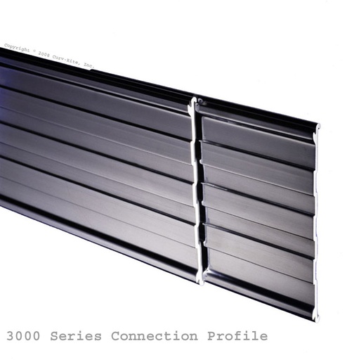 [21254DBK08] 8 ft Aluminum Edging, Black (w/ 3 stakes Incl.)