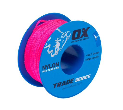 [OX-T102905 ] OX Trade 8# 50M Pink Builders Line 