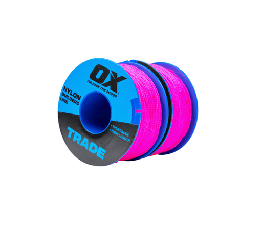 [OX-T102910 ] OX Trade 8# 100M Pink Builders Line