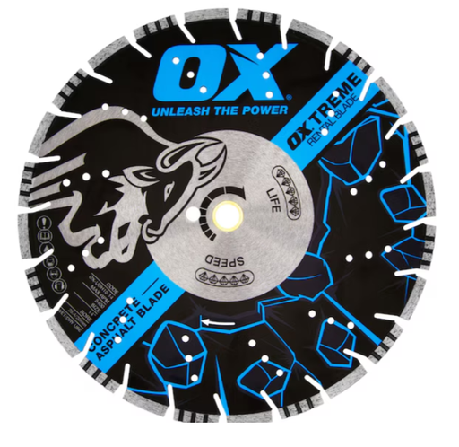 [OX-PC15-14] Professional Concrete 14'' Diamond Blade - 1"-20mm bore 
